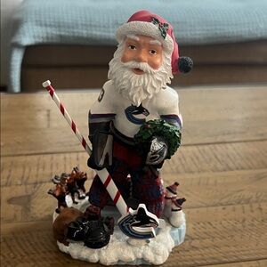 Legends Of The North Pole Vancouver Canucks Goalie Santa Forever Collectibles